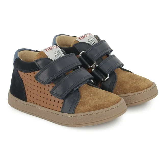 Sneaker aus Easy Perfo Schaumstoff | Kamelbraun