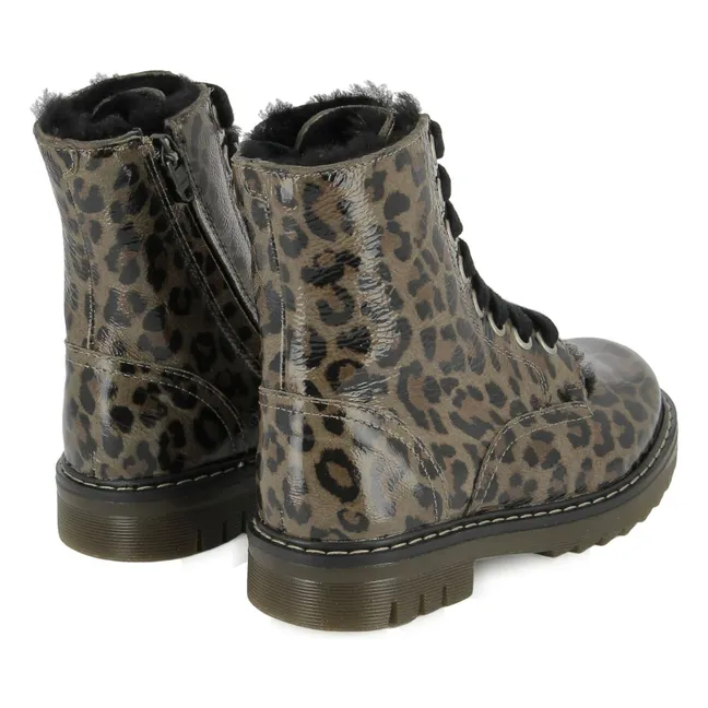 Bottines Sid Ranger Fur Leopard | Brun