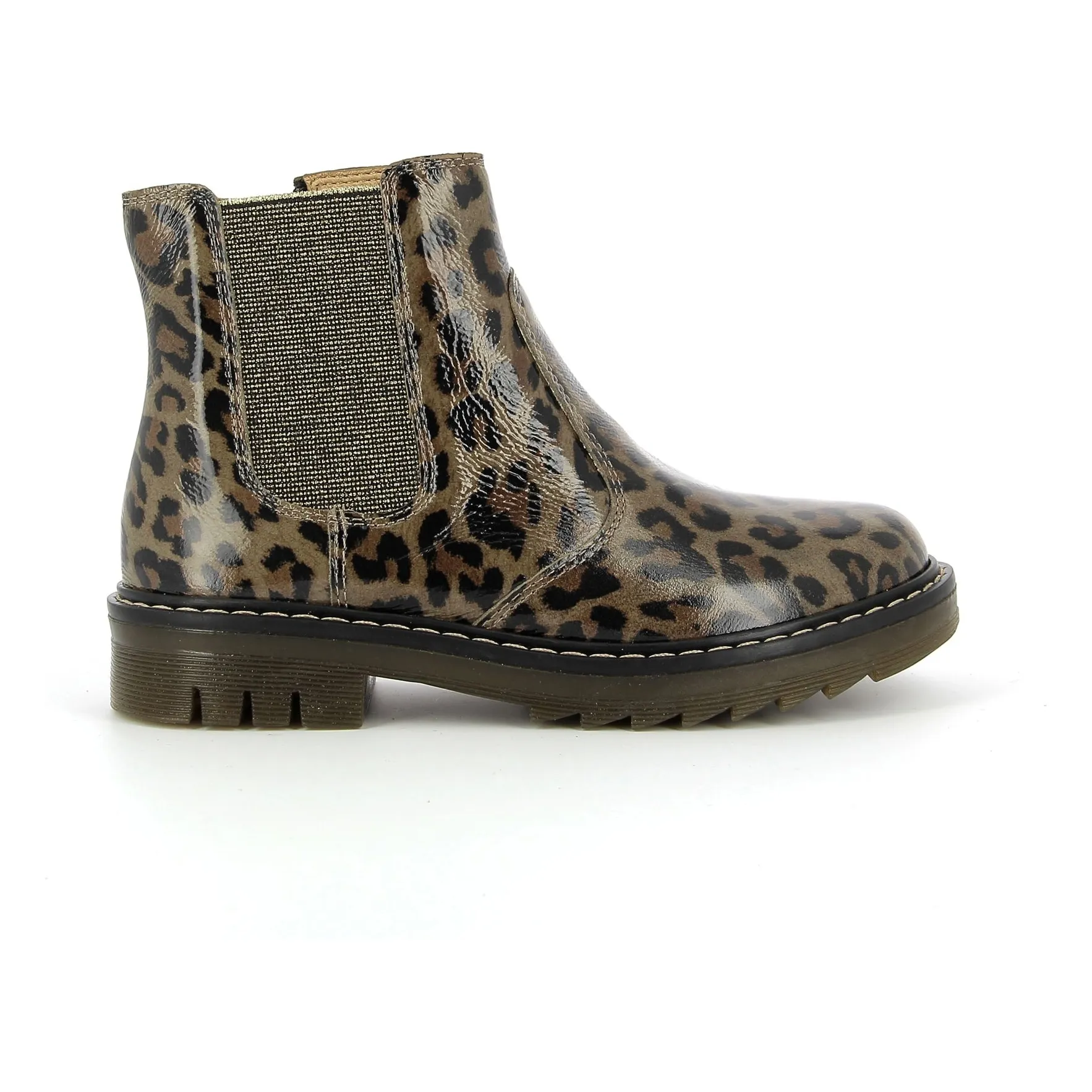 Pom D'api Brown Sid Jodzip Leopard Boots