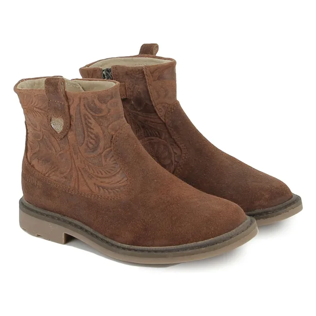 Sister Cover Samtstiefel | Braun