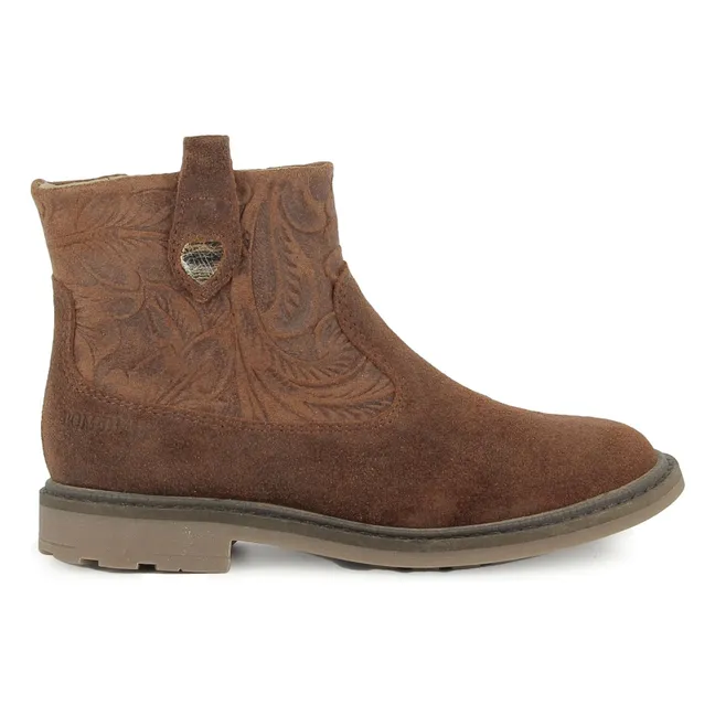 Sister Cover Samtstiefel | Braun