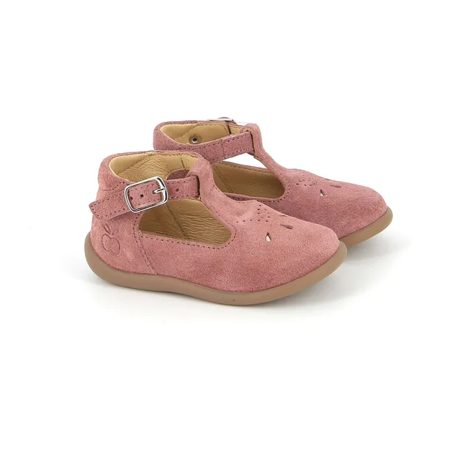 Stand Up Salomé Samt-Sandalen | Rosa