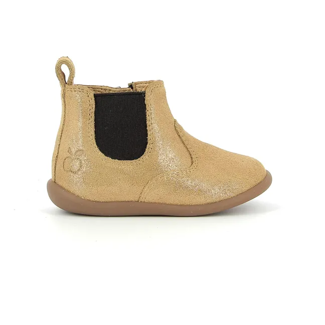 Bottines Stand Up Jod Velours | Beige