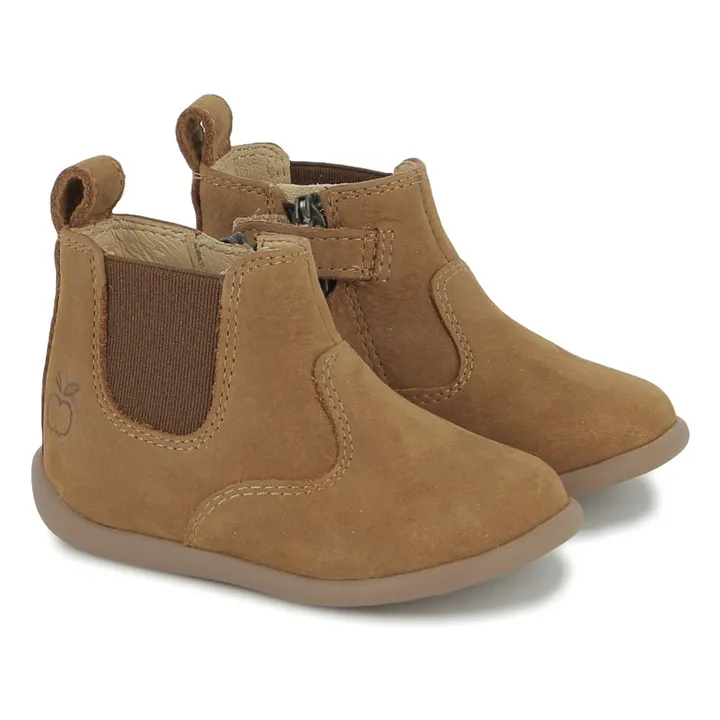 Bottines Stand Up Jod Nubuck | Camel- Image produit n°1