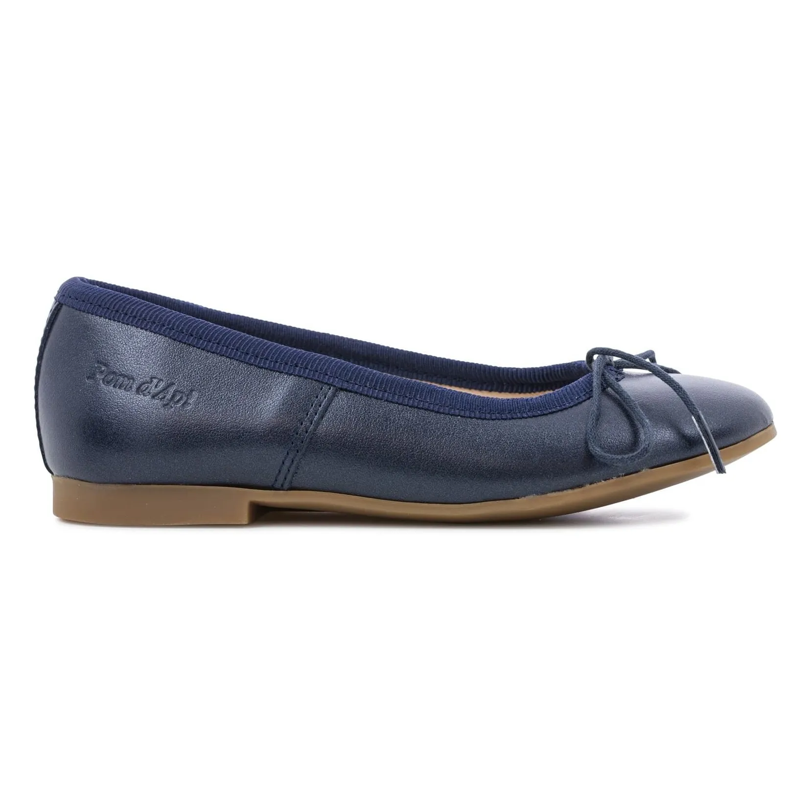 Pom D'api Navy Blue Ballerinas Dory Bal