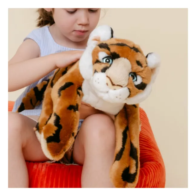César Tiger plush 35 cm | Orange