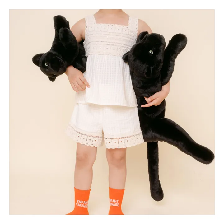 Zélie Pantera Peluche 30 cm | Negro- Imagen del producto n°2