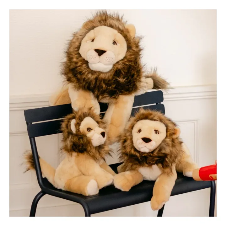 Melchior León de peluche 30 cm | Beige- Imagen del producto n°3