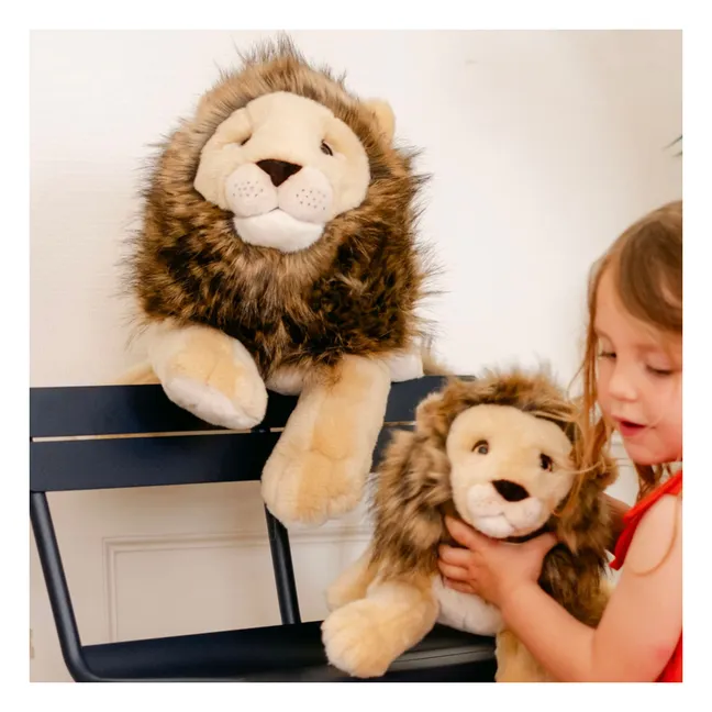 Melchior Lion plush 40 cm | Beige