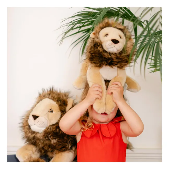 Melchior Lion plush 40 cm | Beige