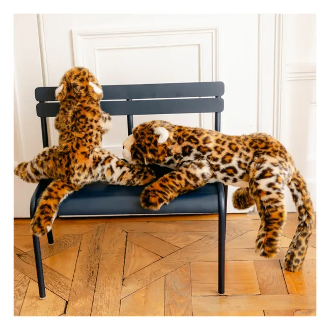 Sasha Leopard Plush 35 cm | Brown