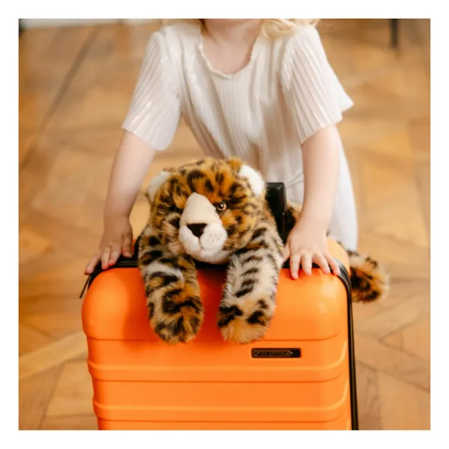 Sasha Leopard Plush 35 cm | Brown