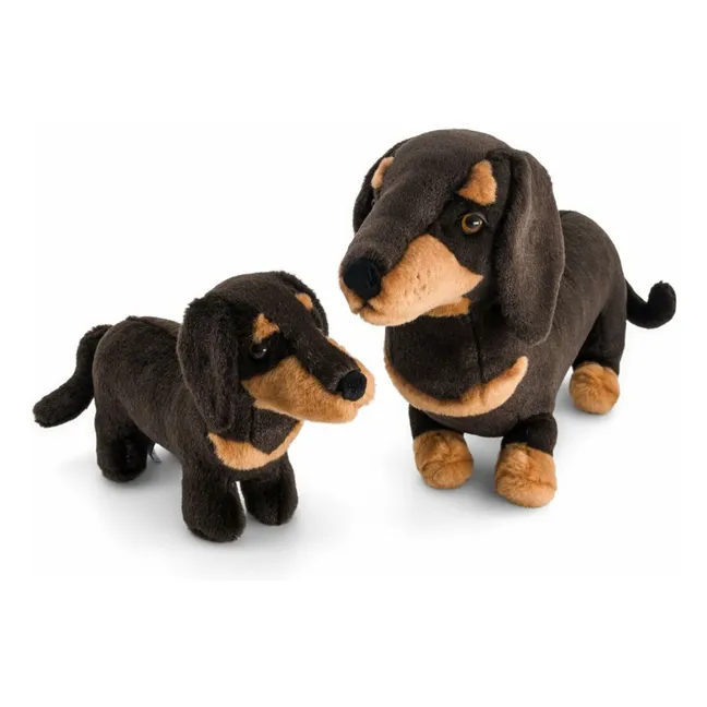 Eugène Bassotto di peluche 25 cm | Nero