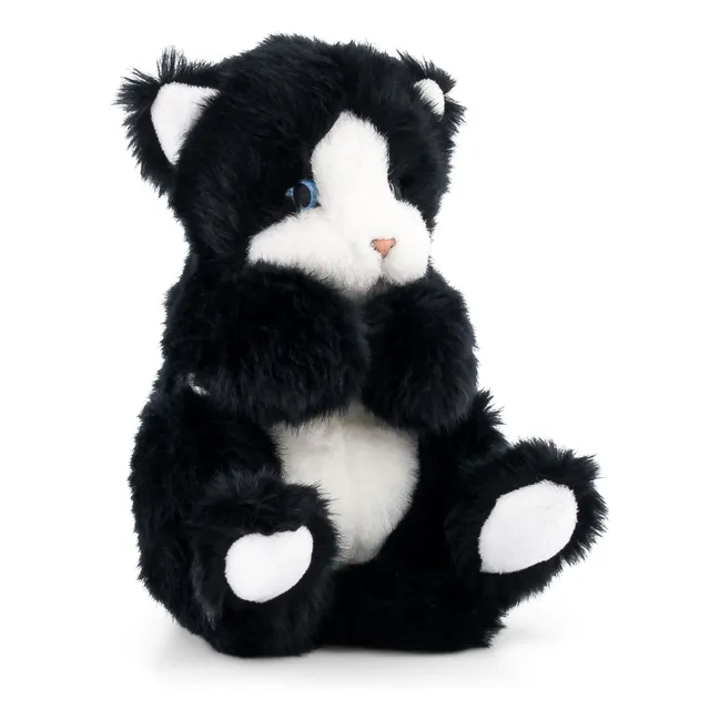Gustave cat plush 25 cm | Noir/Blanc