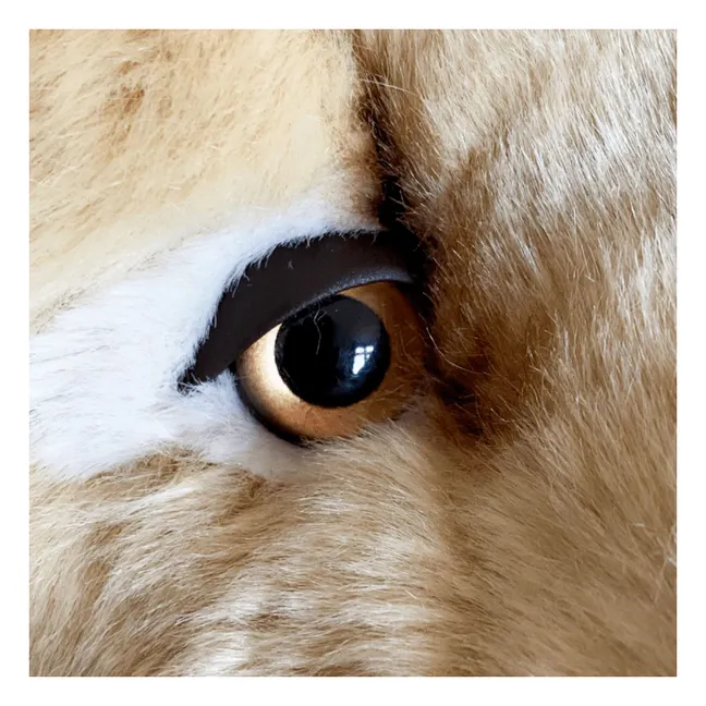 Melchior Lion plush 40 cm | Beige