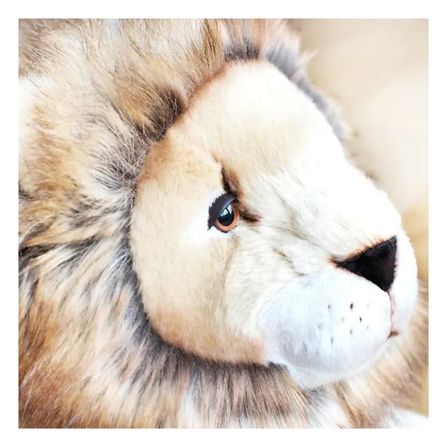 Melchior Lion plush 40 cm | Beige