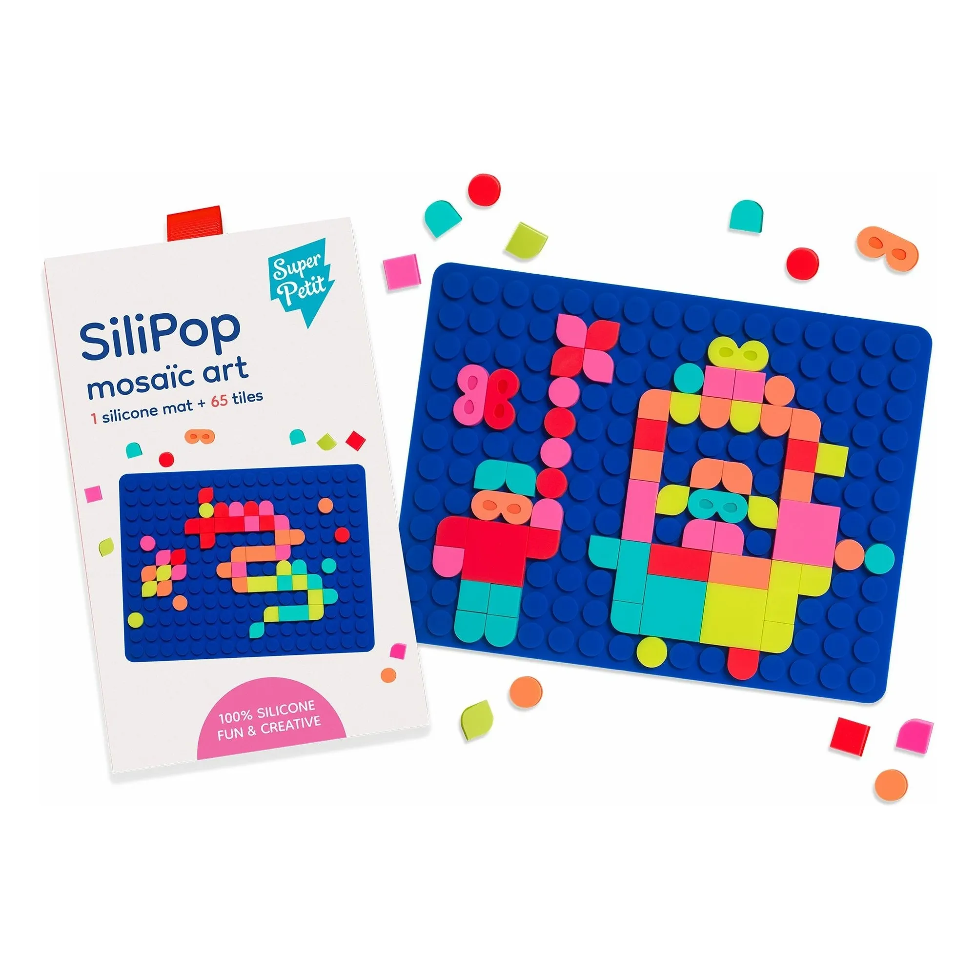 Superpetit - Jeu de mosaïques à clipser Silipop | Smallable