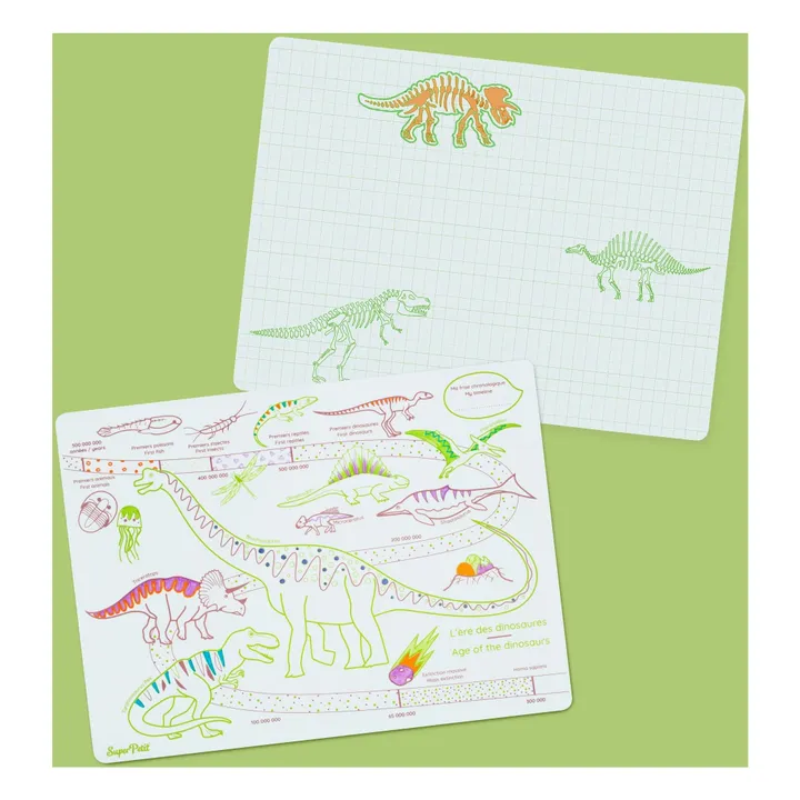 Coloriage éducatif L'âge des Dinosaures avec 3 feutres- Image produit n°3