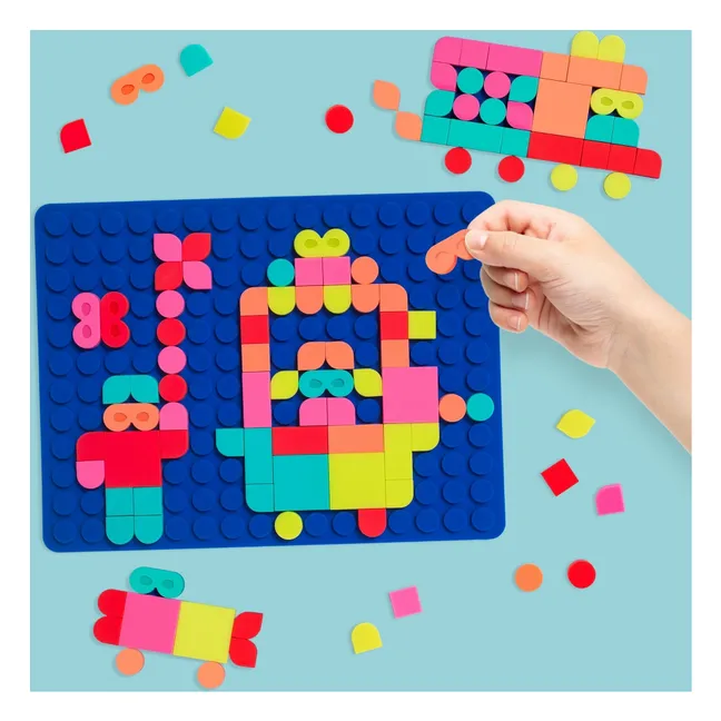 Juego de mosaicos con clip Silipop