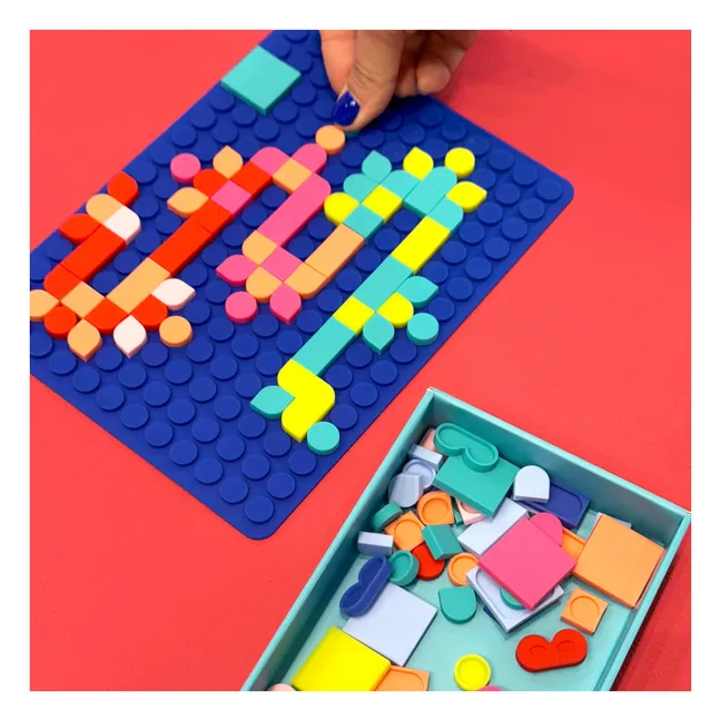 Juego de mosaicos con clip Silipop