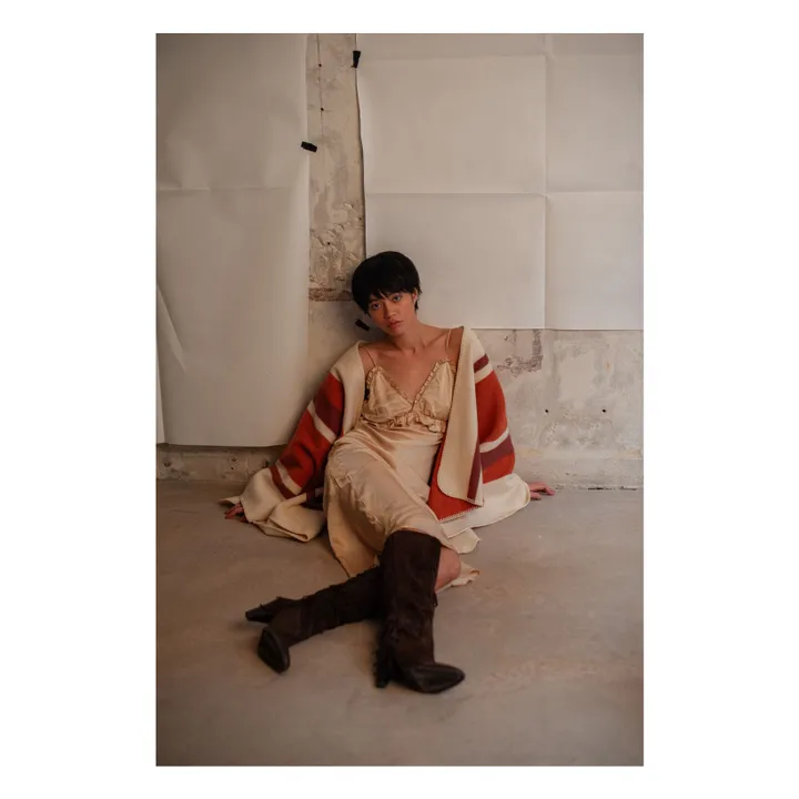 Cape Hopis Laine Recyclée | Beige- Image produit n°1