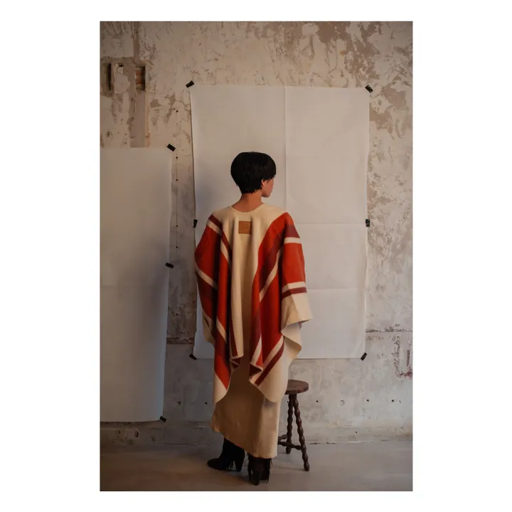 Hopis Capa de lana reciclada | Beige- Imagen del producto n°0