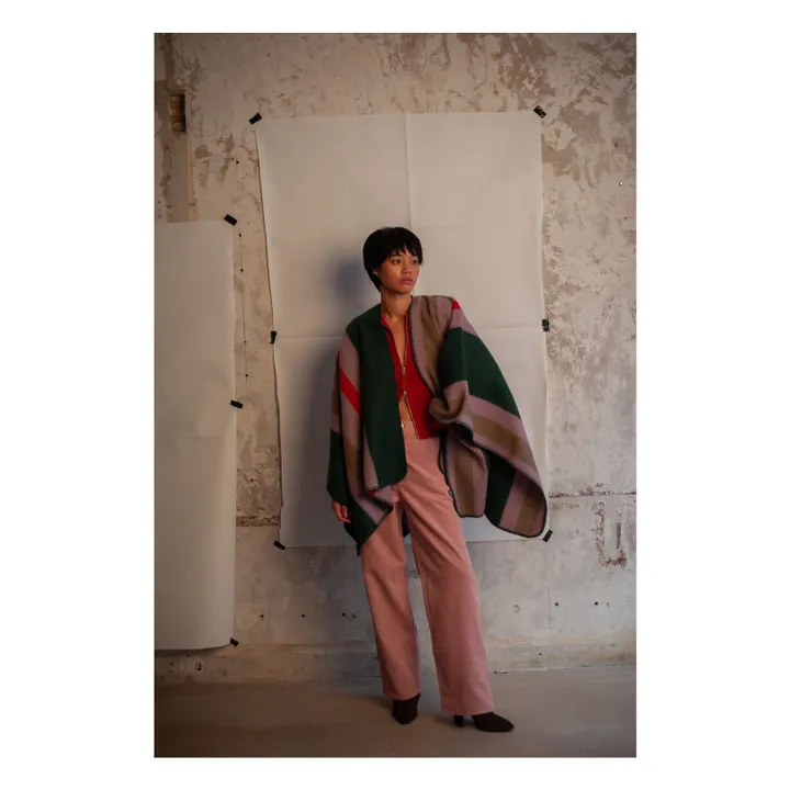 Capa de lana reciclada Miwoks | Violeta- Imagen del producto n°1