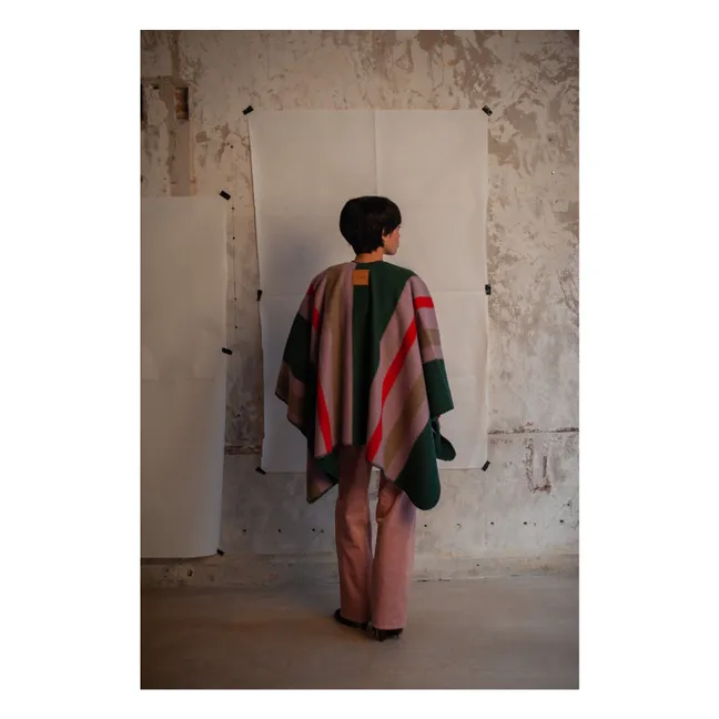 Capa de lana reciclada Miwoks | Violeta