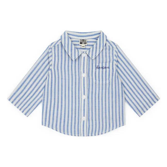 Pan striped shirt | Blue