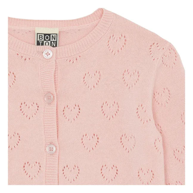 Lilet Knit Cardigan | Pale pink