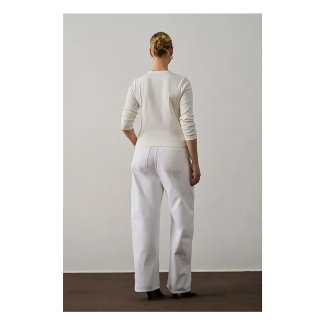 Flavie organic cotton T-shirt | White