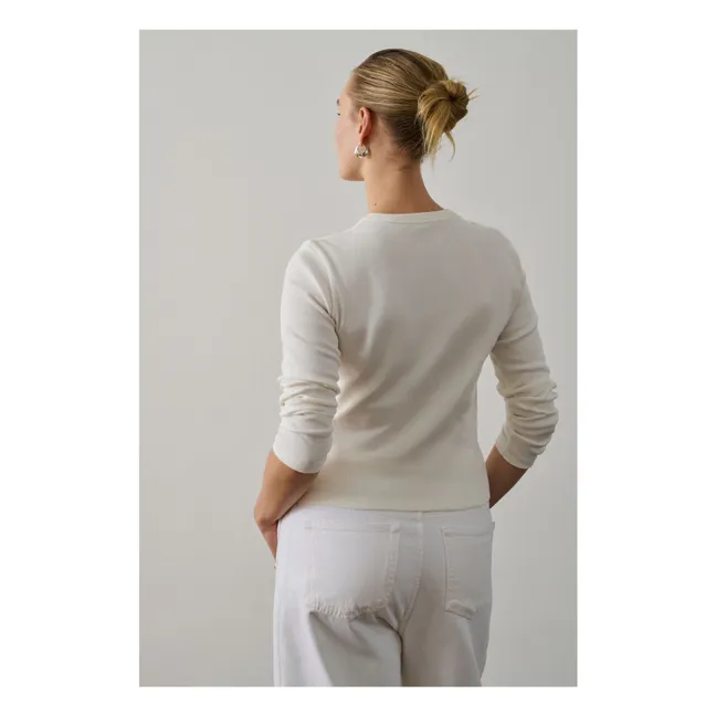Flavie organic cotton T-shirt | White