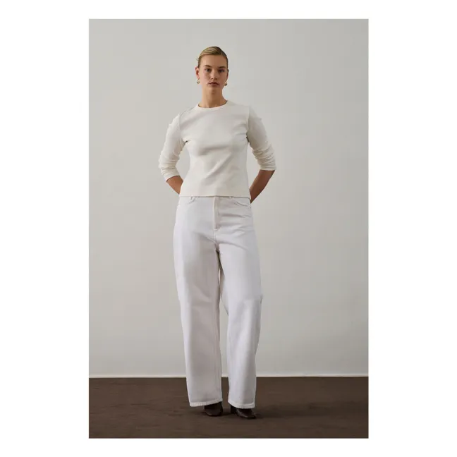 Flavie organic cotton T-shirt | White