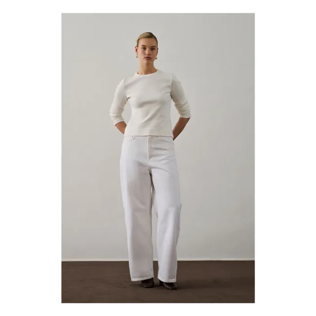T-shirt Flavie Coton Bio | Blanc