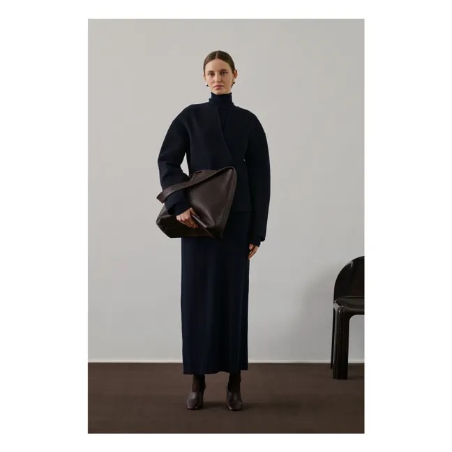 Robe Georgia Laine Vierge | Bleu marine