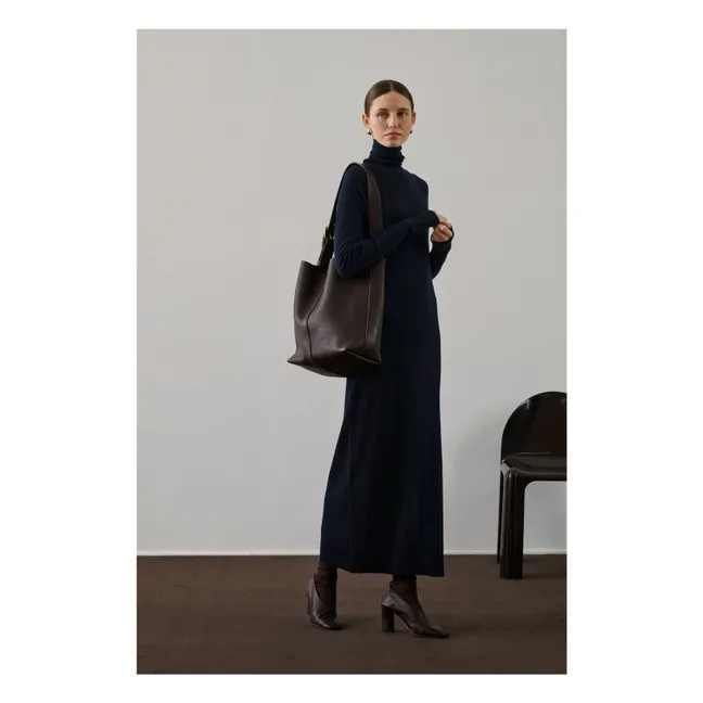 Robe Georgia Laine Vierge | Bleu marine