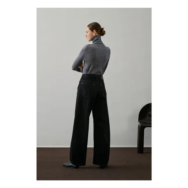 Pull Filao Laine Mérinos | Gris chiné