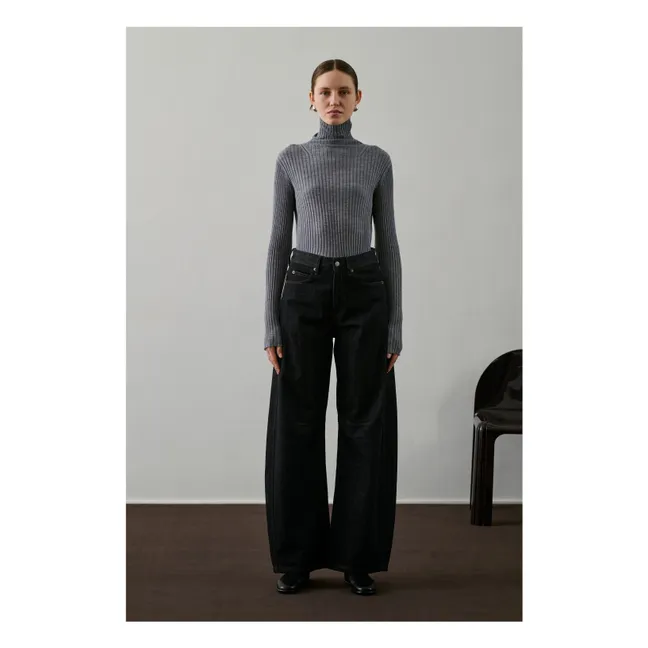 Filao Merino Wool Sweater | Heather grey