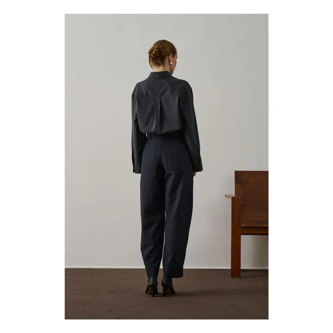 Pantalon Alouette Laine Vierge | Bleu marine