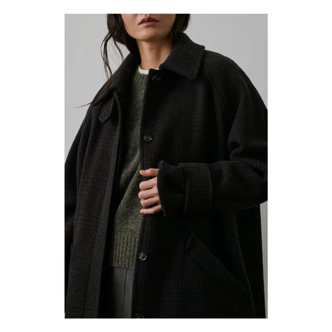 Manteau Berlin Laine Vierge | Marron