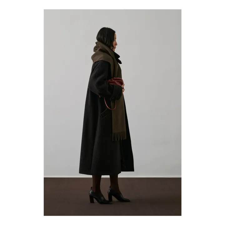 Manteau Berlin Laine Vierge | Marron- Image produit n°4
