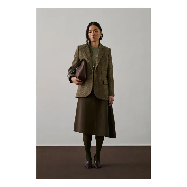 Geneva skirt Wool | Khaki brown