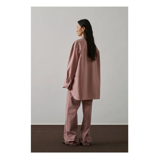 Hemd aus Bio-Baumwolle mit Granatapfel | Palisander