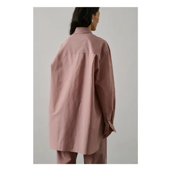 Hemd aus Bio-Baumwolle mit Granatapfel | Palisander