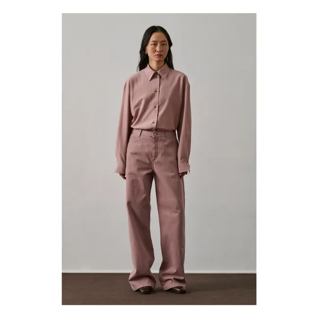 Hemd aus Bio-Baumwolle mit Granatapfel | Palisander