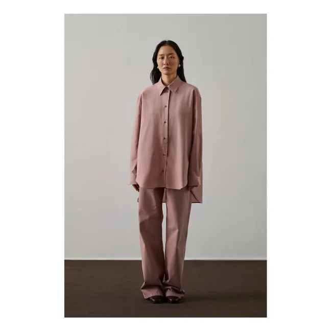 Hemd aus Bio-Baumwolle mit Granatapfel | Palisander