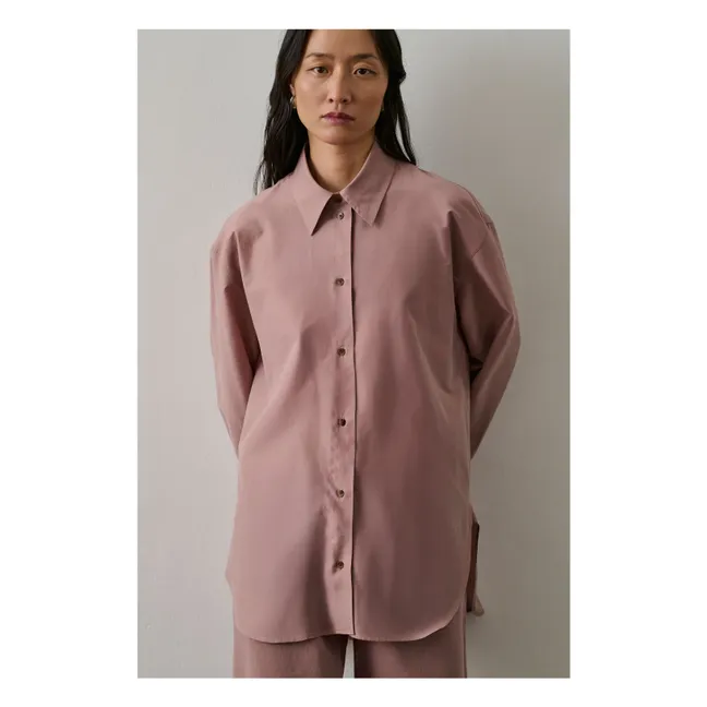 Hemd aus Bio-Baumwolle mit Granatapfel | Palisander