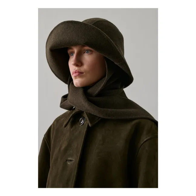 Veste Vincenzo Cuir | Kaki foncé