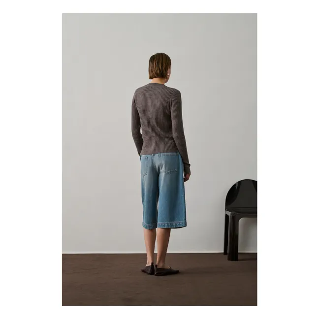 Pull Buffalo Laine Mérinos | Marron