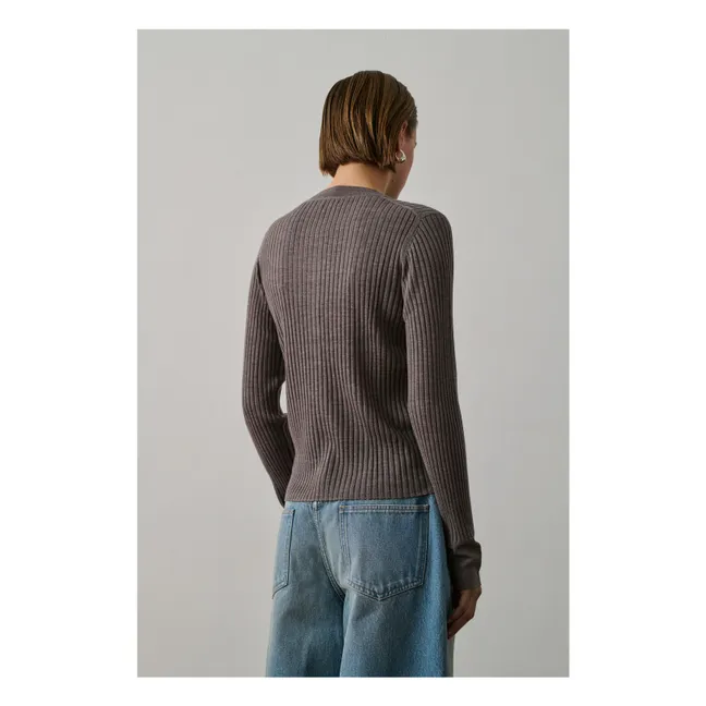 Pull Buffalo Laine Mérinos | Marron